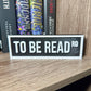 To Be Read Street Sign | Bookshelf Decor: Sky Blue