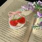 Strawberry Bow MagSafe Magnetic Phone Kindle Tablet Grip: No Branding