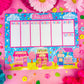 Bookshop Avenue Weekly Planner Notepad 8.5" x 11"