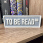 To Be Read Street Sign | Bookshelf Decor: Sky Blue