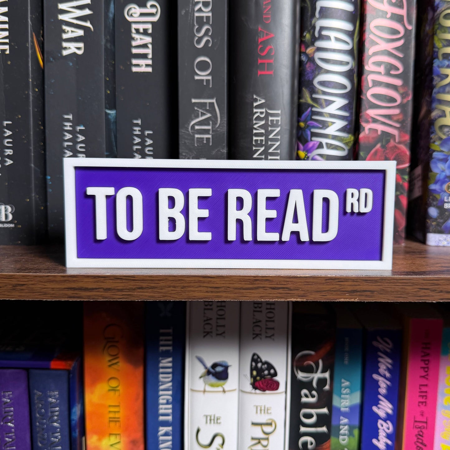 To Be Read Street Sign | Bookshelf Decor: Sky Blue
