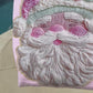 Pastel Santa Faux Embroidery Sweatshirt