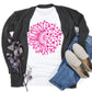 Breast cancer awareness PINK sunflower