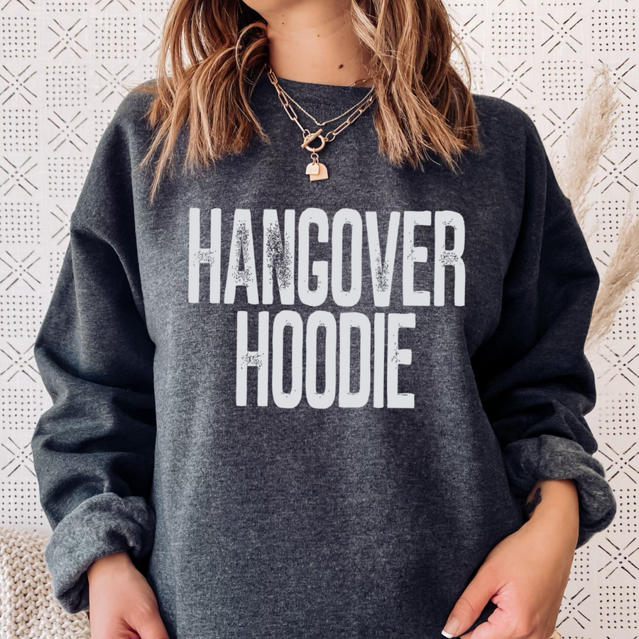 Hangover Hoodie White Print