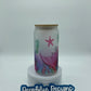 Mermaids and star fish - Glass Can Cup